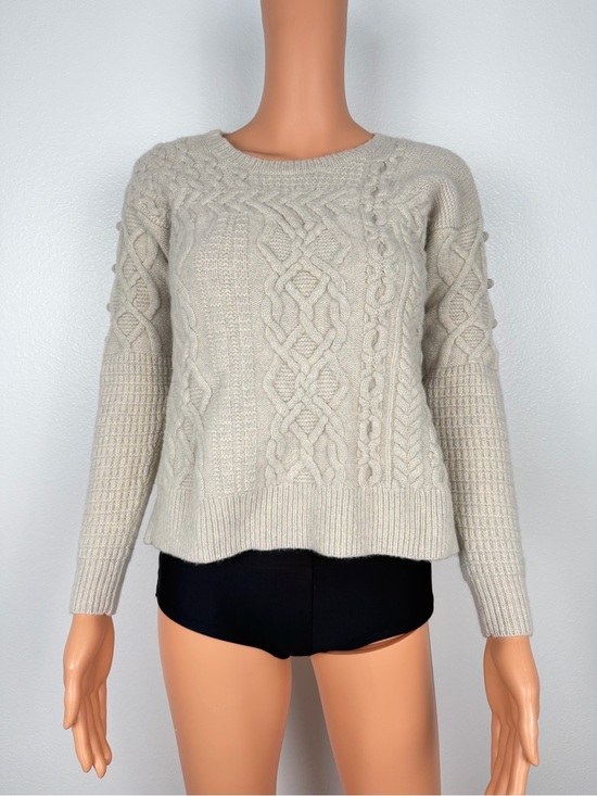 Madewell Sweaters - Madewell Womens Wool Open Side Bobble Pullover Sweater G9610 Cream
